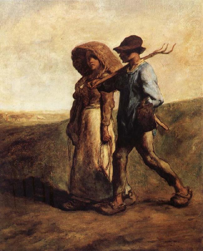 Jean Francois Millet People go to work china oil painting image
